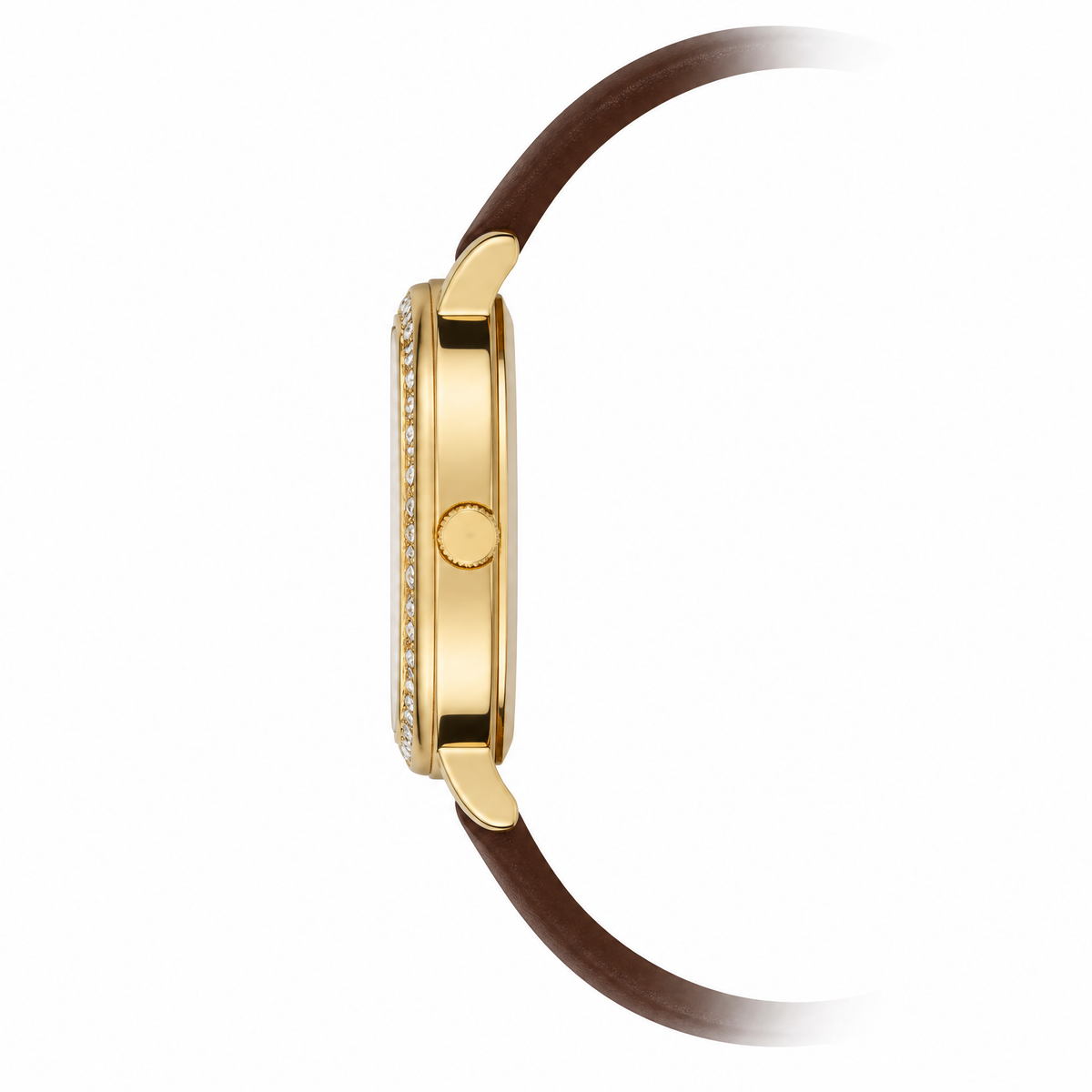 Daniel Klein Leather Womens Watch-DK113943