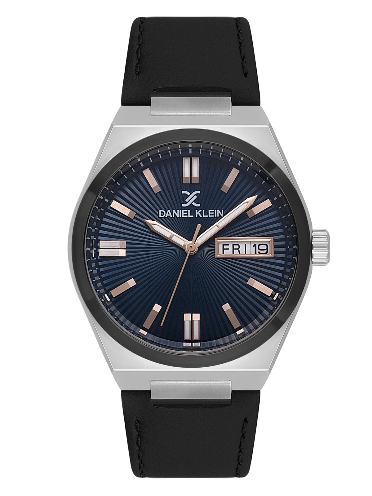 Daniel Klein Mens Leather Watch-DK114059
