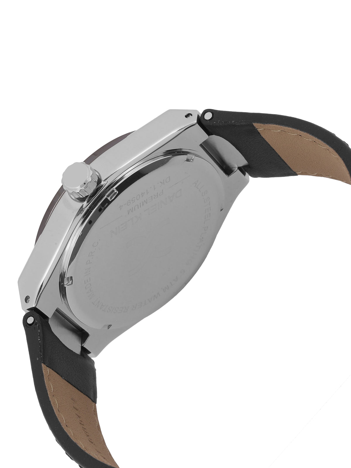 Daniel Klein Mens Leather Watch-DK114059