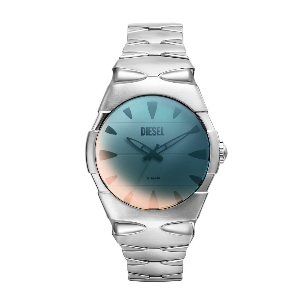 Diesel D-Sruptor Mens Silver Stainless Steel Strap Watch-DZ2212