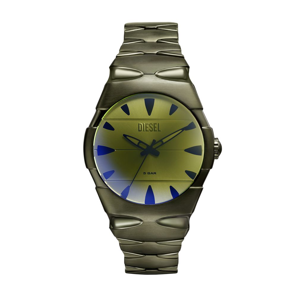 Diesel D-Sruptor Mens Green Stainless Steel Strap Watch-DZ2215