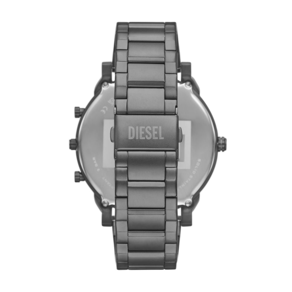 Diesel Mr. Daddy Slim Mens Grey Stainless Steel Strap Watch-DZ7487