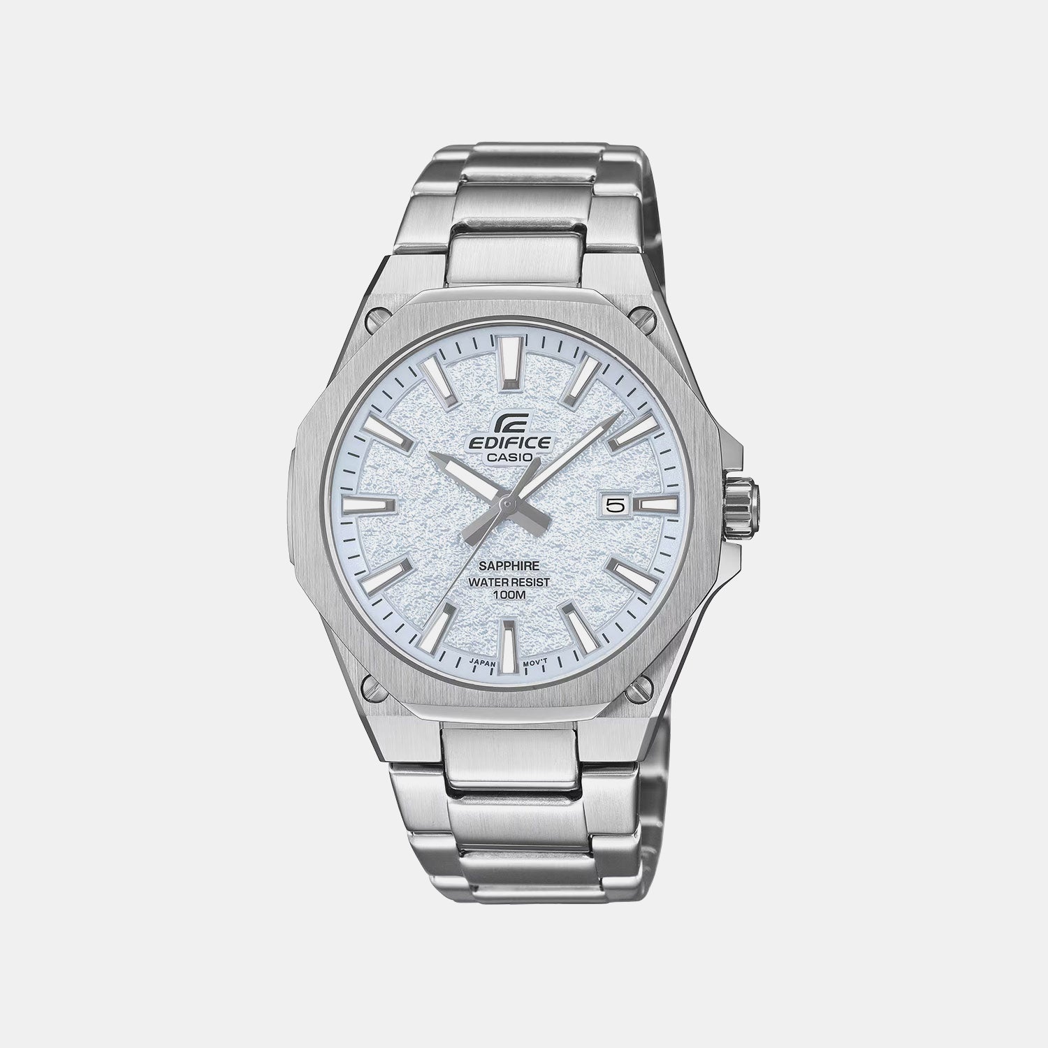 Casio Edifice - Mens Metal Strap Silver Analogue Watch - EFR-S108DE-2AVUDF