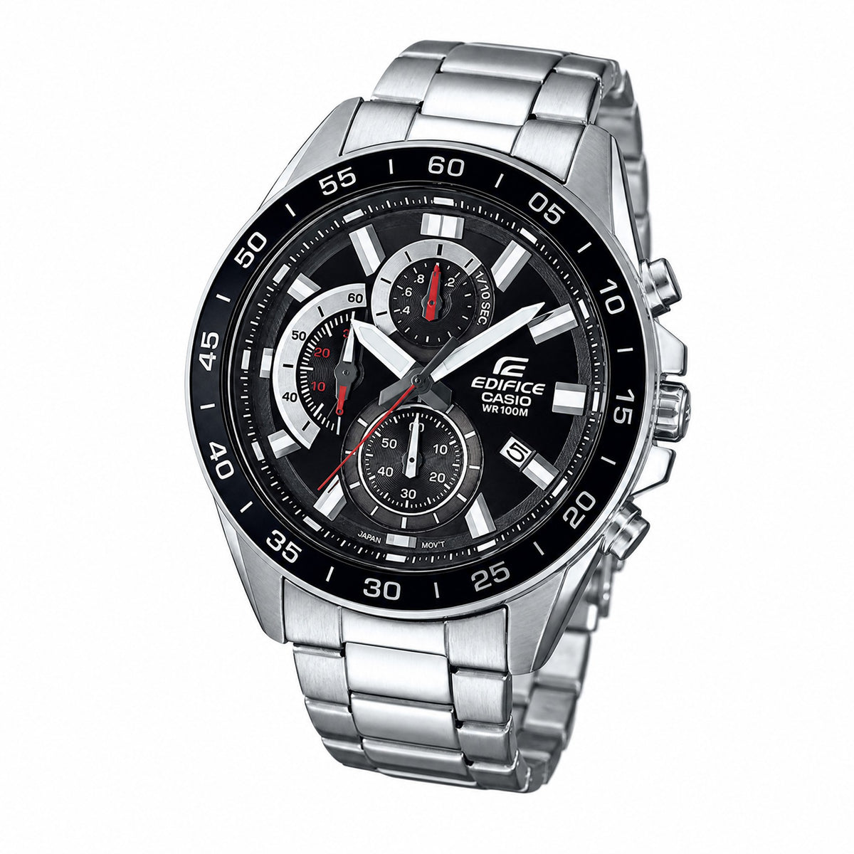 Casio Edifice Mens Dress 100m Watch - EFV-550D-1AVUDF - AI-generated angle view