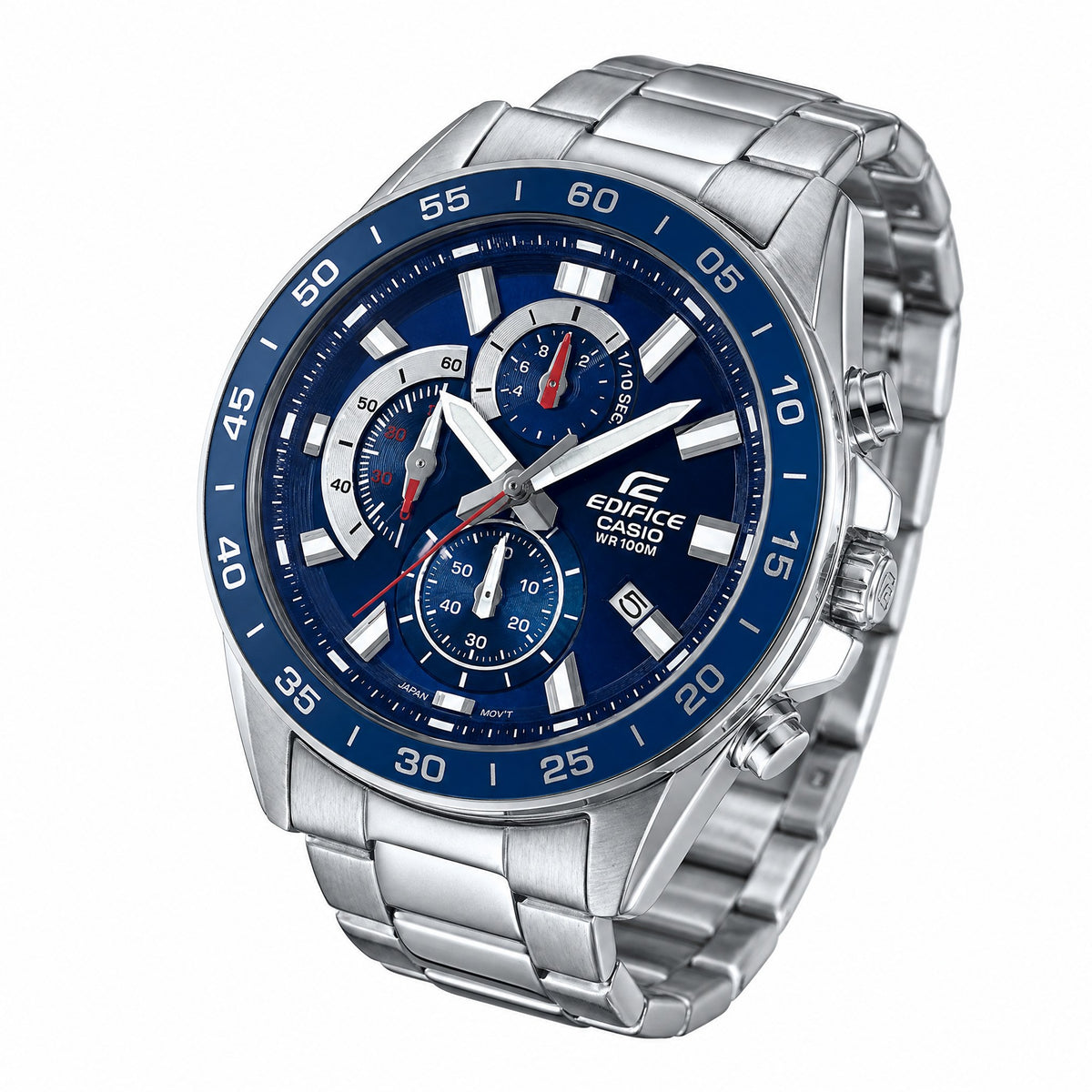 Casio Edifice Mens Dress 100m Watch - EFV-550D-2AVUDF - AI-generated angle view