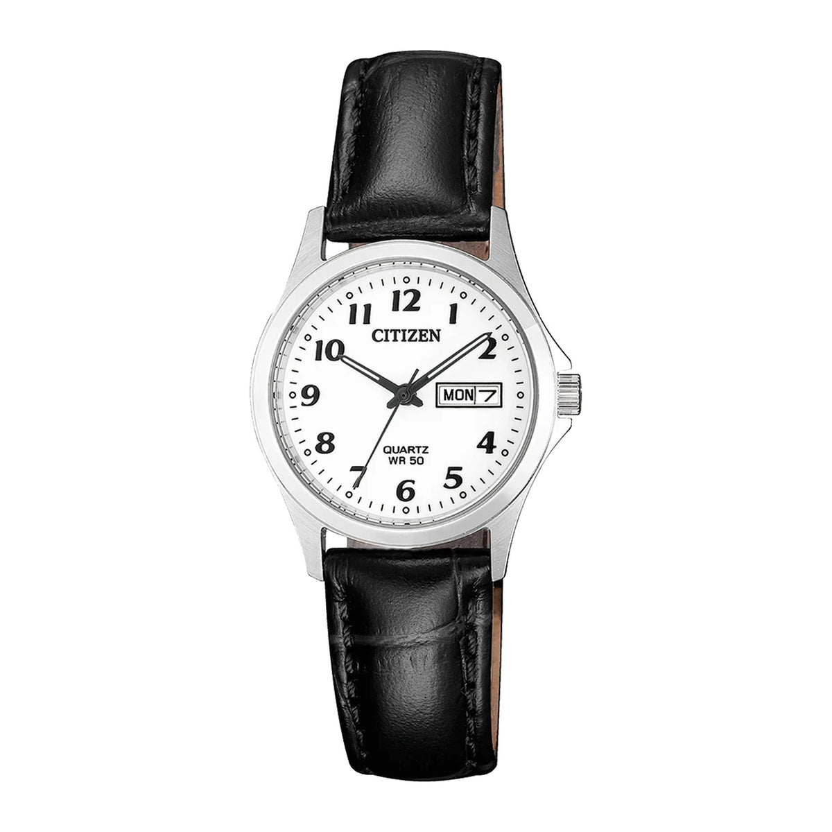 Citizen - Women Black Leather Strap Watch - EQ2000-02A