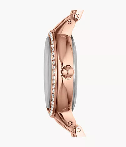 Fossil Virginia Rose Gold Stainless Steel Women Watch-ES3284