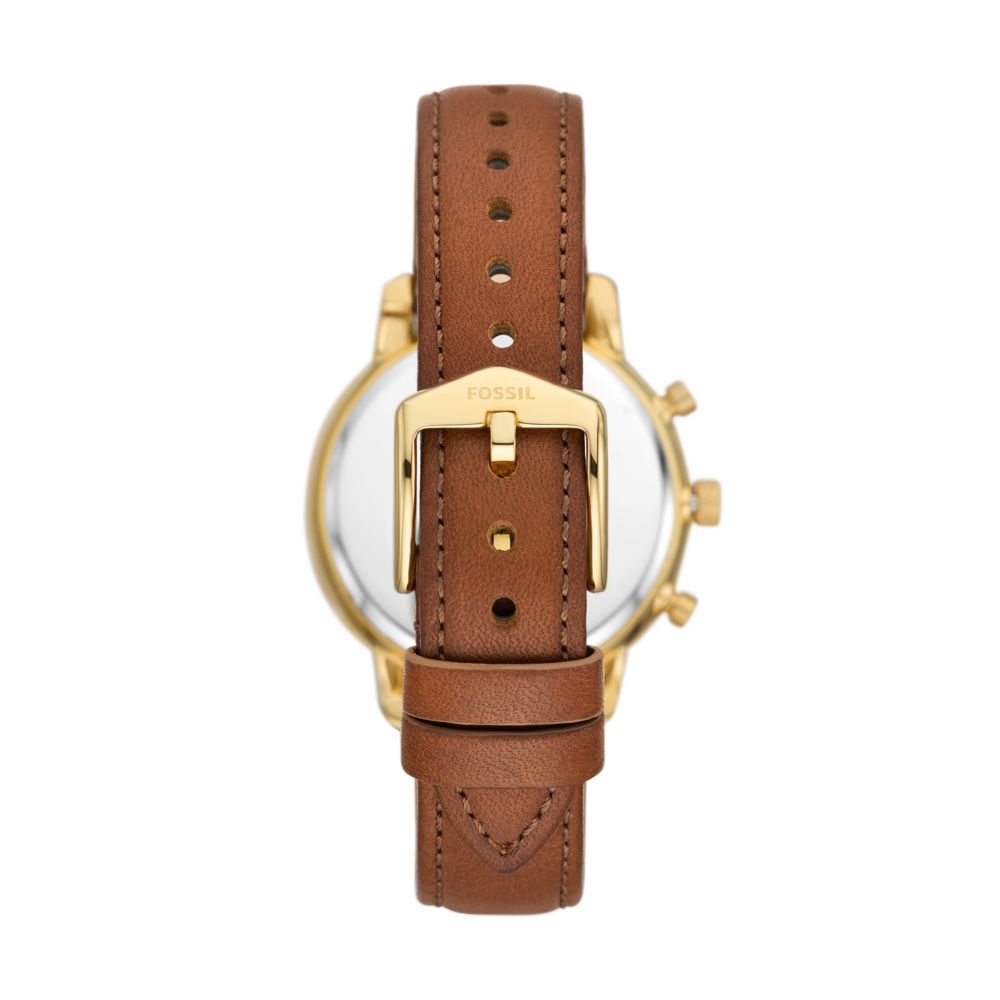 Fossil Neutra Womens Brown Leather Strap Watch-ES5278