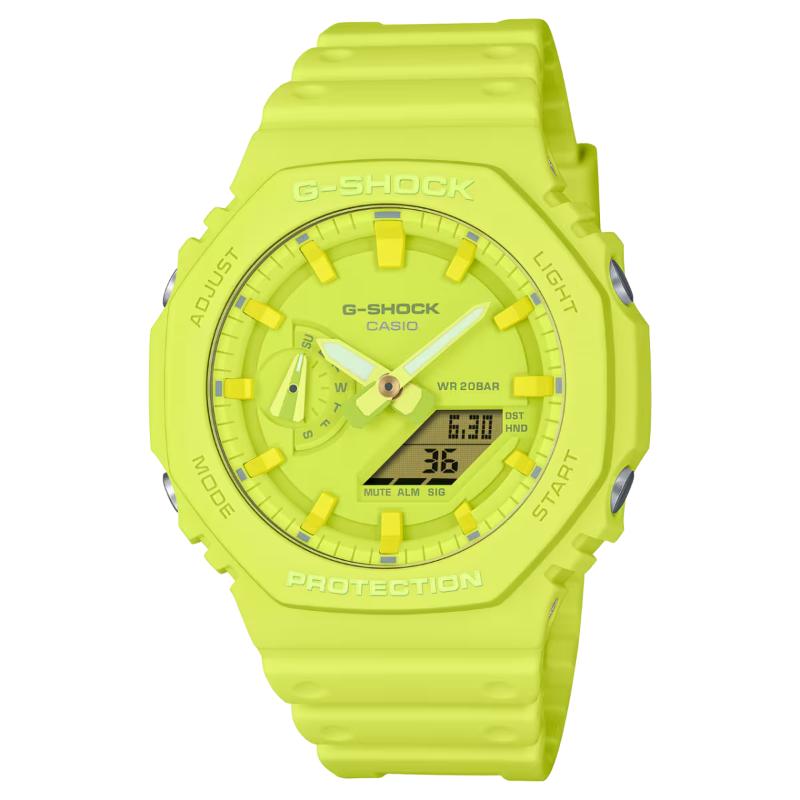 Casio G-Shock Womens Analogue & Digital Rubber WatchGA-2100
