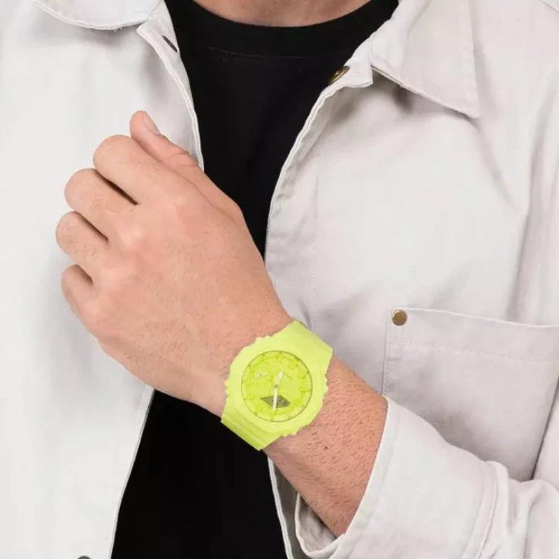 Casio G-Shock Womens Analogue & Digital Rubber WatchGA-2100