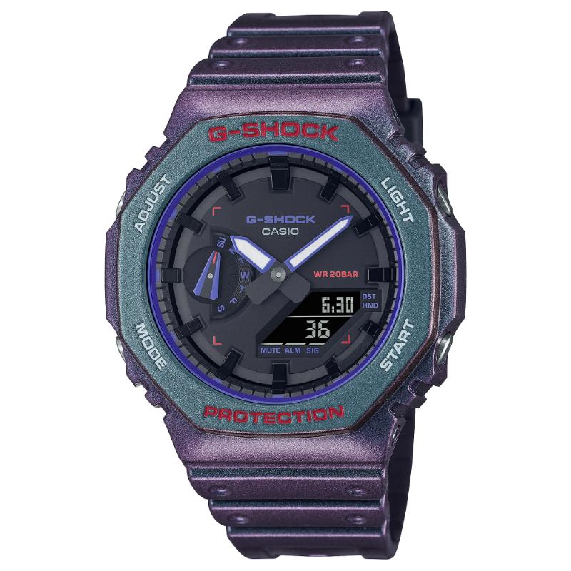 Casio G-Shock Womens Analogue & Digital Rubber WatchGA-2100