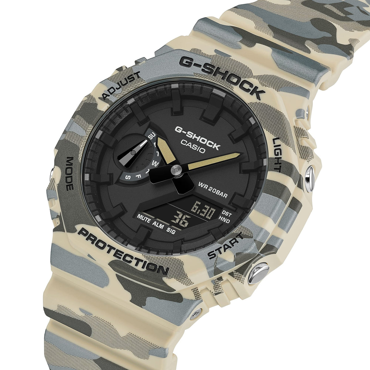Casio G-Shock GA-2100CM-5ADR -Camo Ed- "CasiOak"-Carbon Core Guard-200M WR
