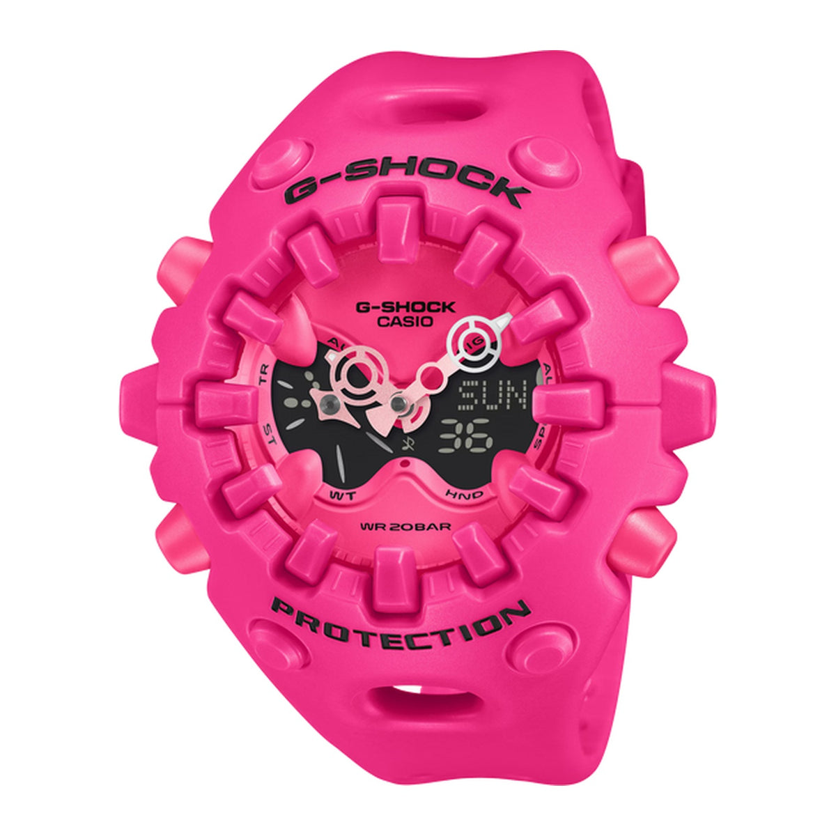 Casio-G-Shock Men Rubber Strap Watch-GA-V01