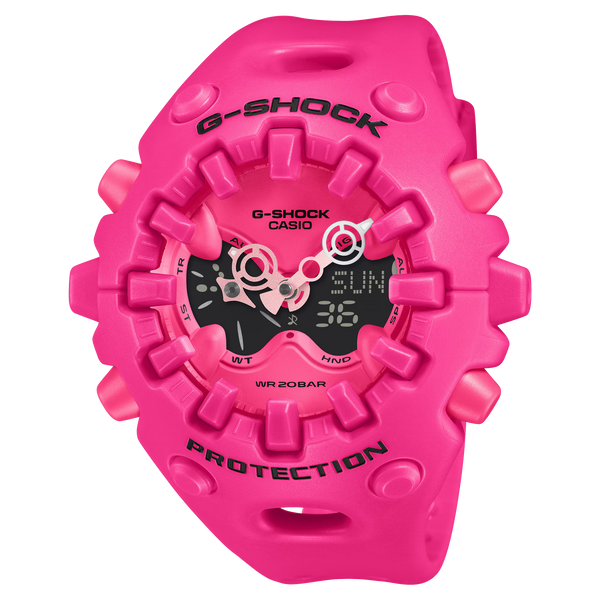 Casio-G-Shock Men Rubber Strap Watch-GA-V01