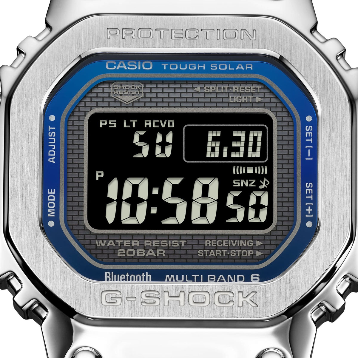 G-Shock Mens 200m Bluetooth G-Steel - GMW-B5000D-2DR
