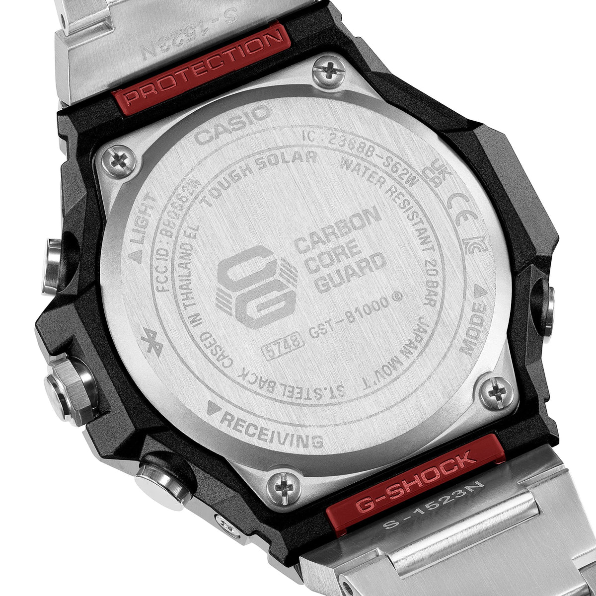 Casio G-Shock G-STEEL GST-B1000D-1ADR -Solar Powered-Bluetooth-SSteel Watch