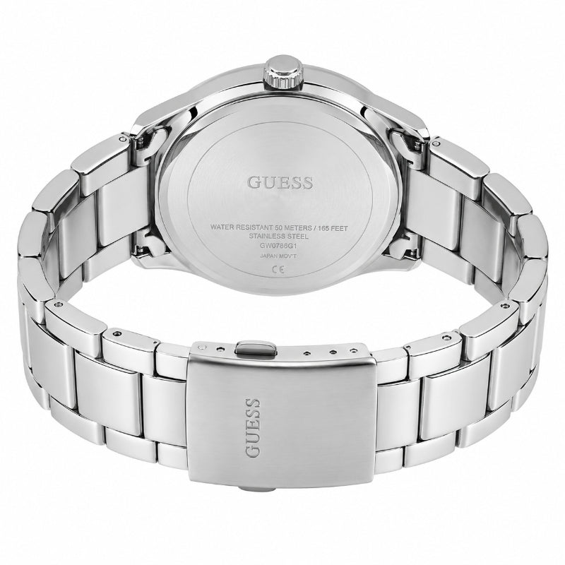Guess Stainless steel Silver Men Watch-GW0804G2
