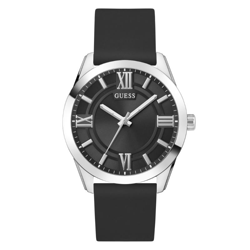 Guess Mens Rubber Strap Watch - GW0894