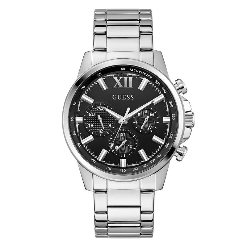 Guess Stainless steel Silver Men Watch-GW0900G1