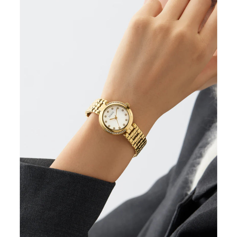 Guess Stainless steel Gold Women Watch-GW0930L2