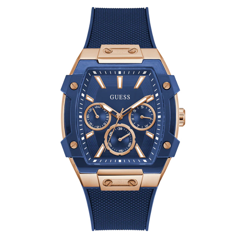 Guess Rubber Blue Men Watch-GW0956G4