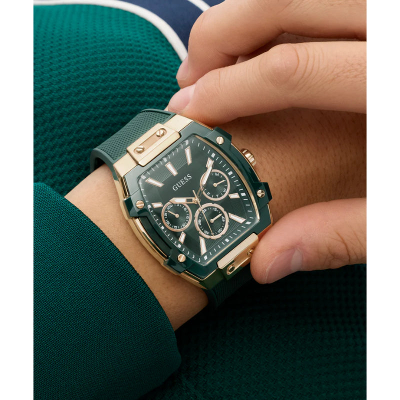 Guess Rubber Green Men Watch-GW0956G6