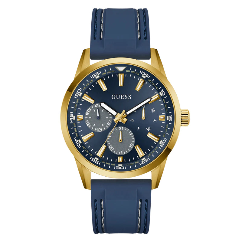 Guess Rubber Blue Men Watch-GW0964G2