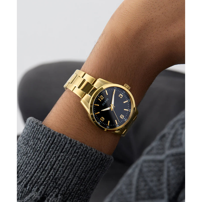 Guess Stainless steel Gold Men Watch-GW0965G2