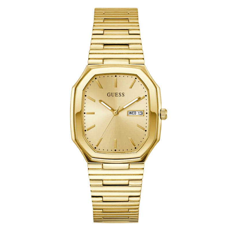 Guess Stainless steel Gold Men Watch-GW0978G2