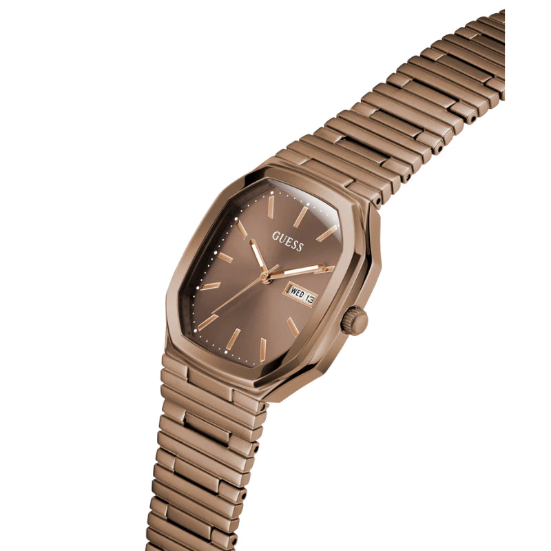Guess Stainless steel Brown Men Watch-GW0978G3
