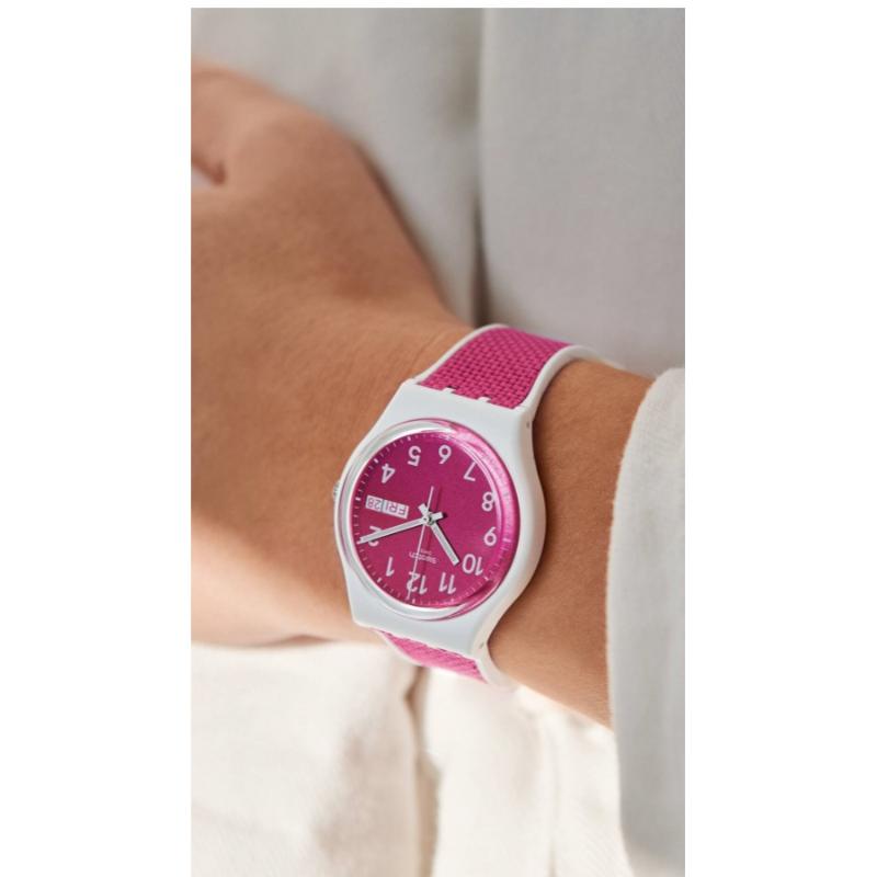 Swatch-Berry Light Pink Unisex Rubber Watch-GW713