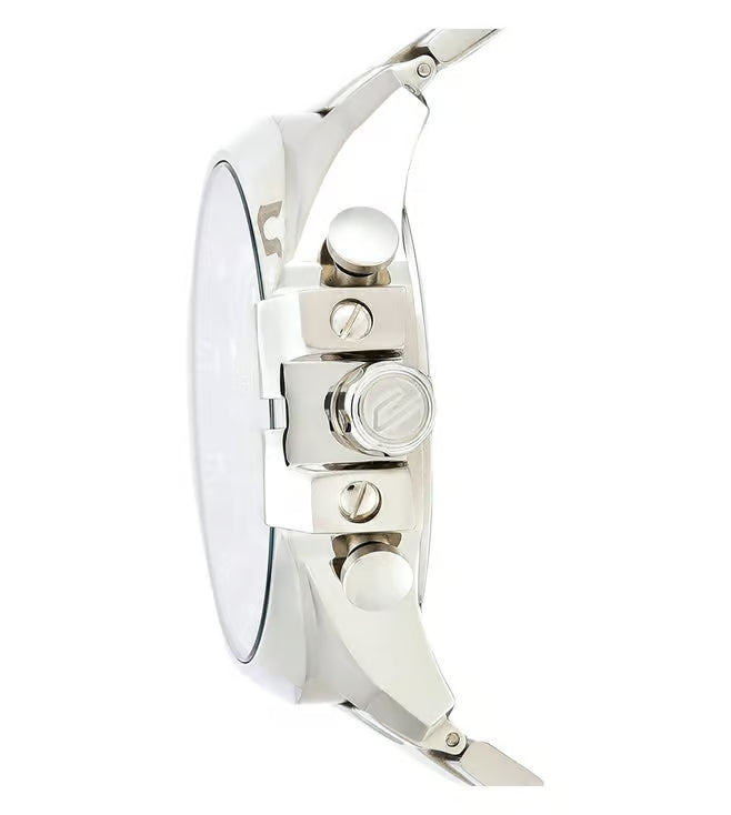 Diesel Mega Chief Men Silverstainless Steel Watch-DZ4308