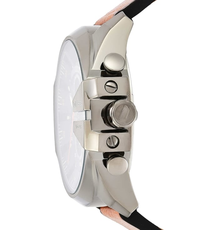 Diesel Mega Chief Men Blackstainless Steel Watch-DZ4343