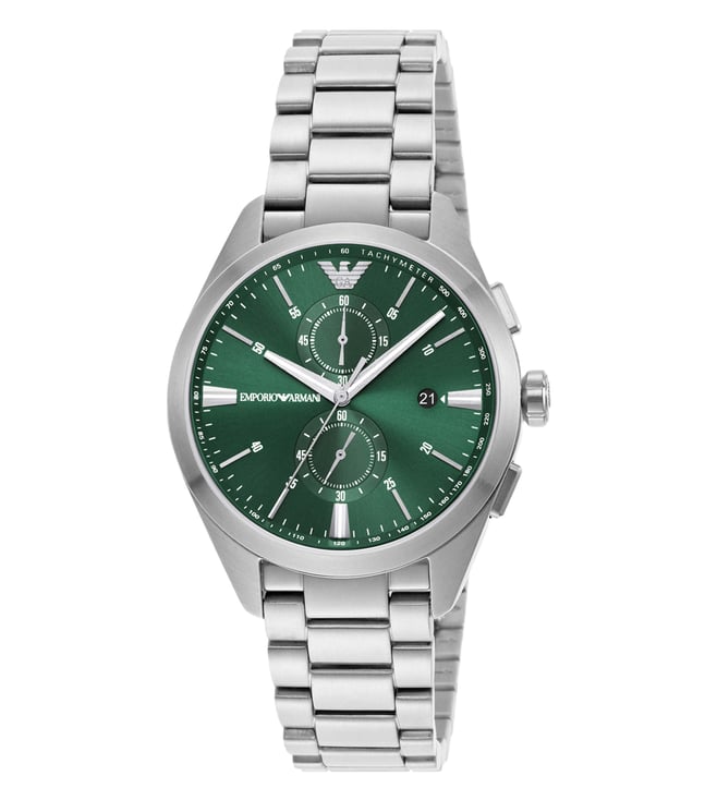 Armani Mens Silver Stainless Steel Watch-AR11480