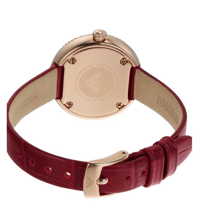 Emporio Armani Rosa Red Stainless steel Womens Watch-AR11357