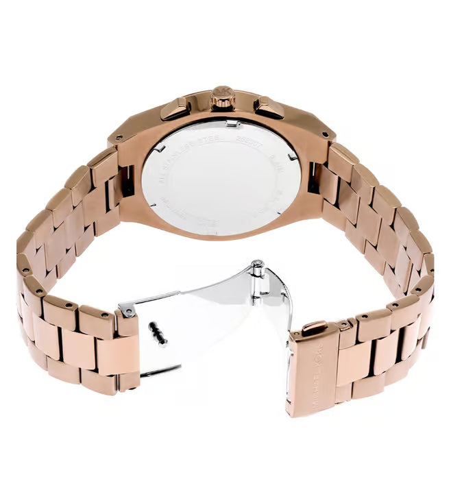 Michael Kors Lennox Gold Stainless steel Mens Watch-MK9119