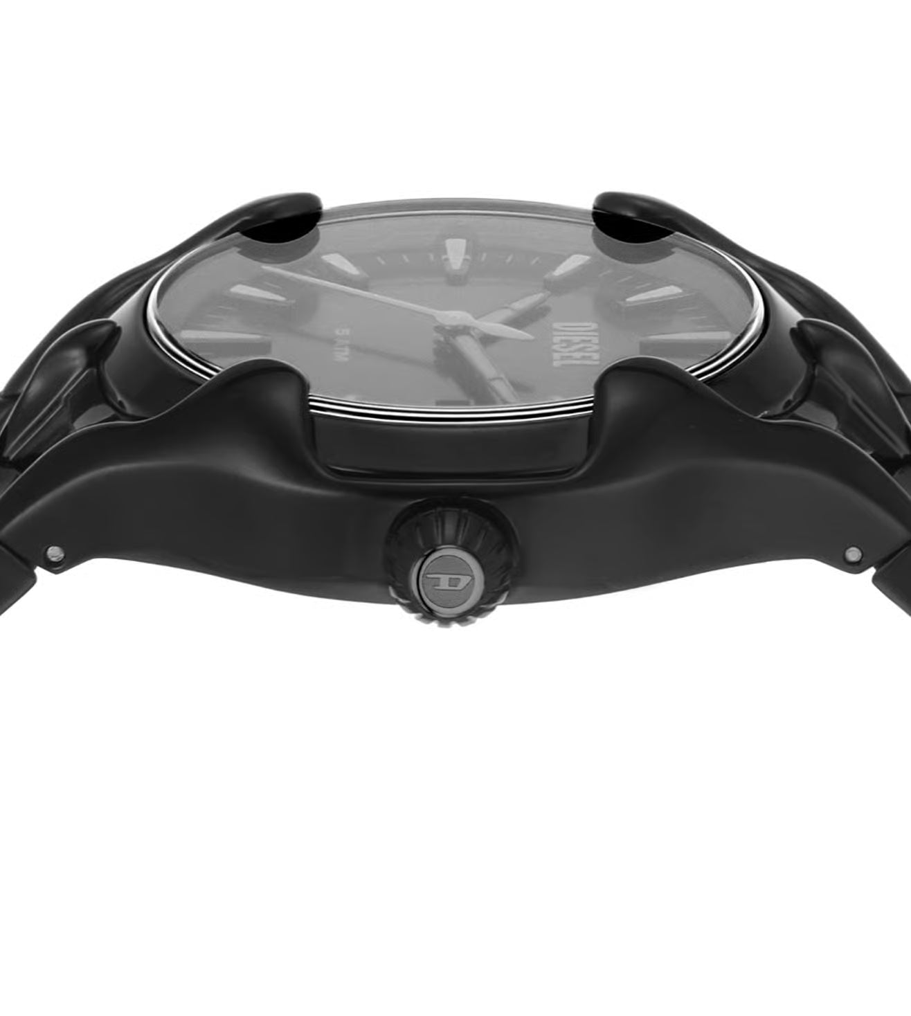 Diesel Vert Mens Black Stainless Steel Watch-DZ2187