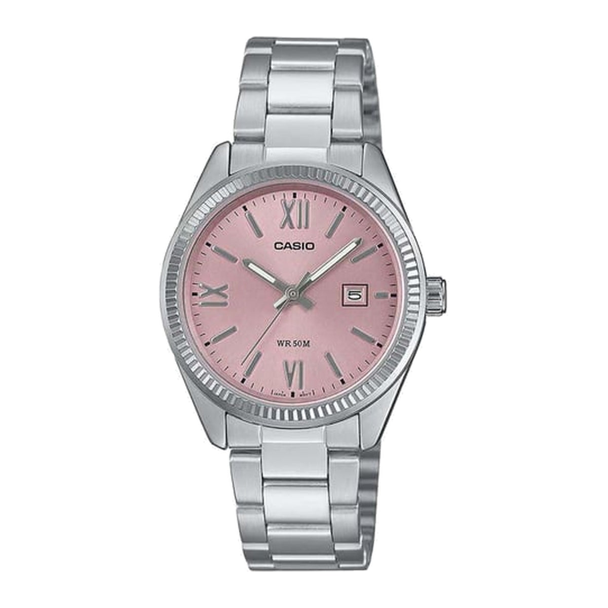 Casio Enticer LTP-1303DD-4AVDF -Rose Pink Dial - Stainless Steel -50M WR