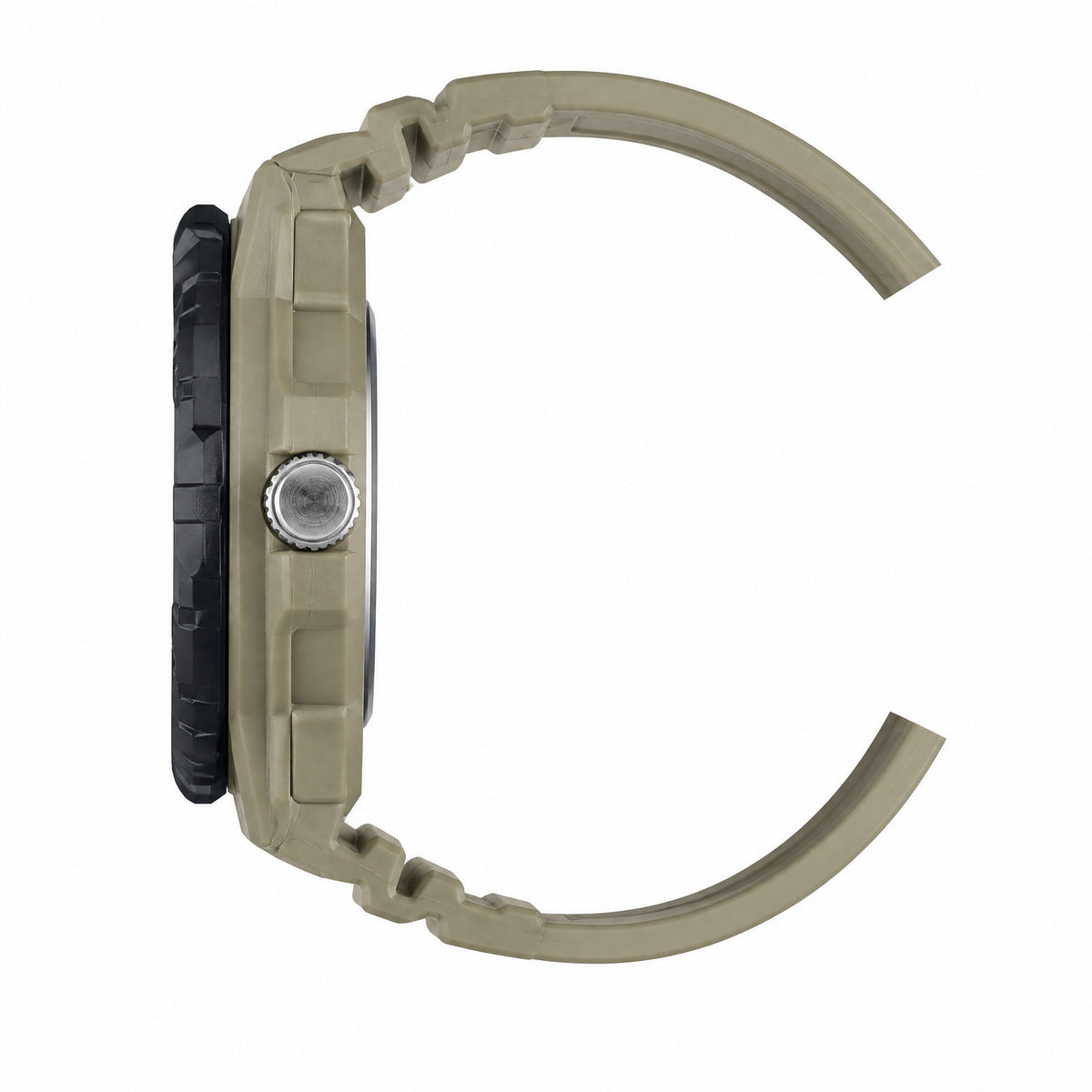 Casio MRW-210H-5AVDF-Oversized 52mm Sand Beige Watch-100M Water Resistant - AI-generated side view