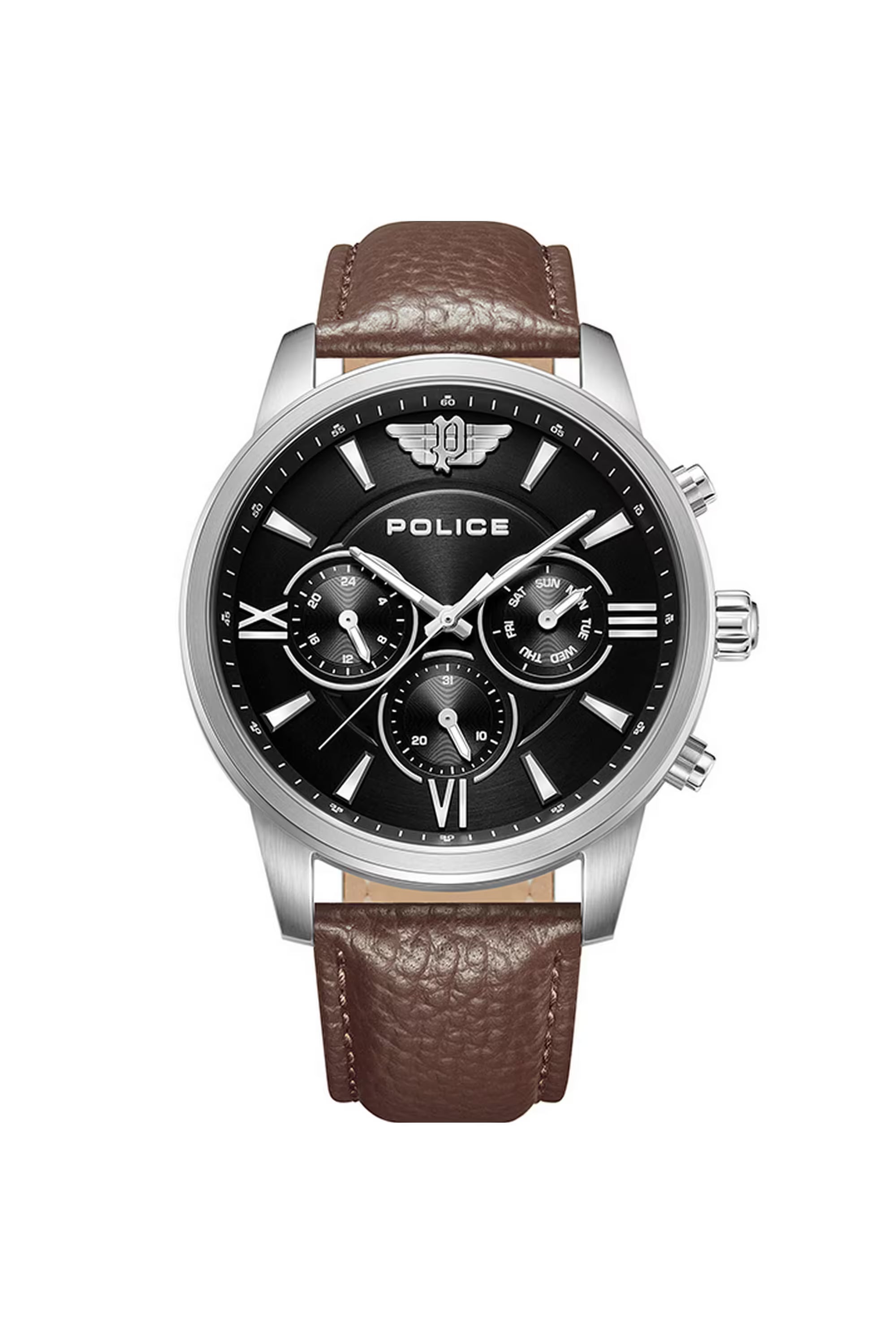 Police Avondale Ii Mens Leather Watch