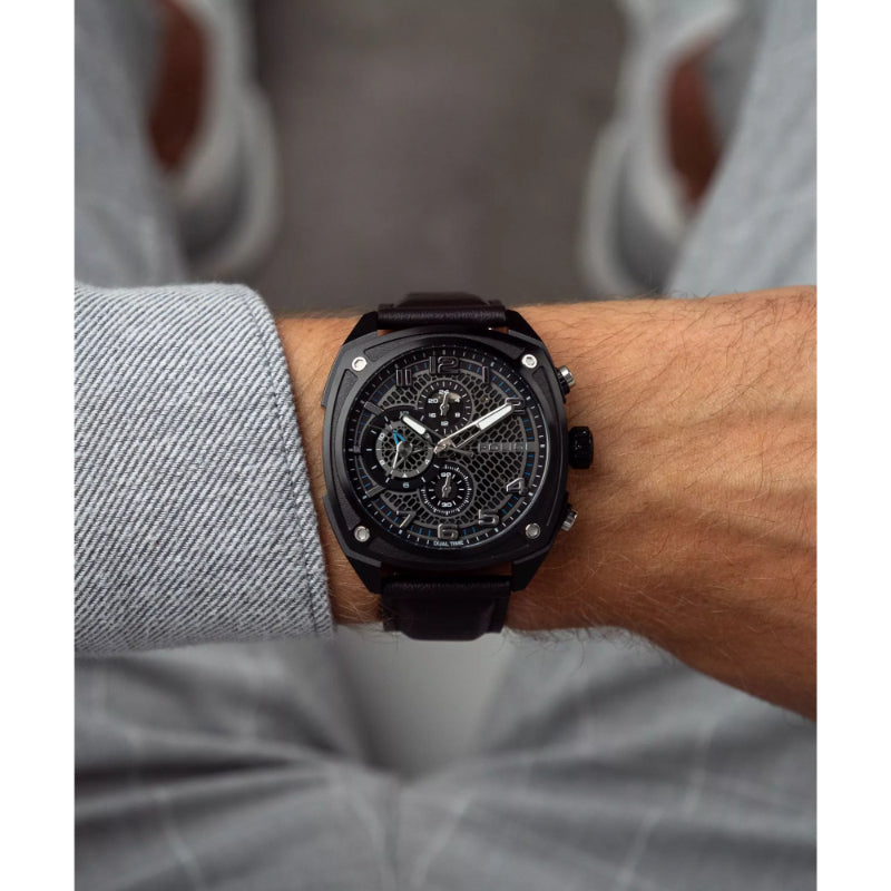 Police Portland Mens Leather Watch