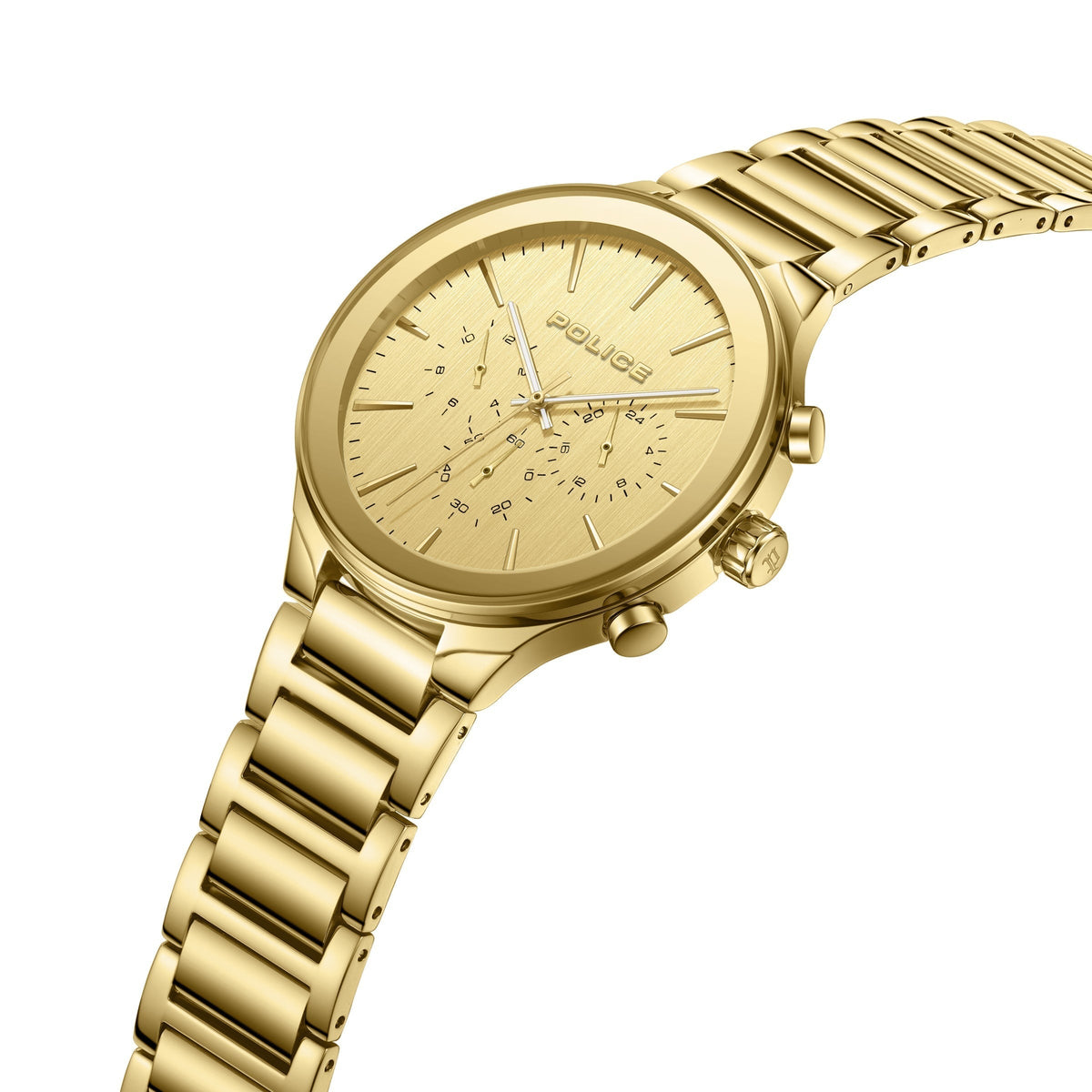 Police Mens Gold Stainless steel Watch-PEWGK0000801