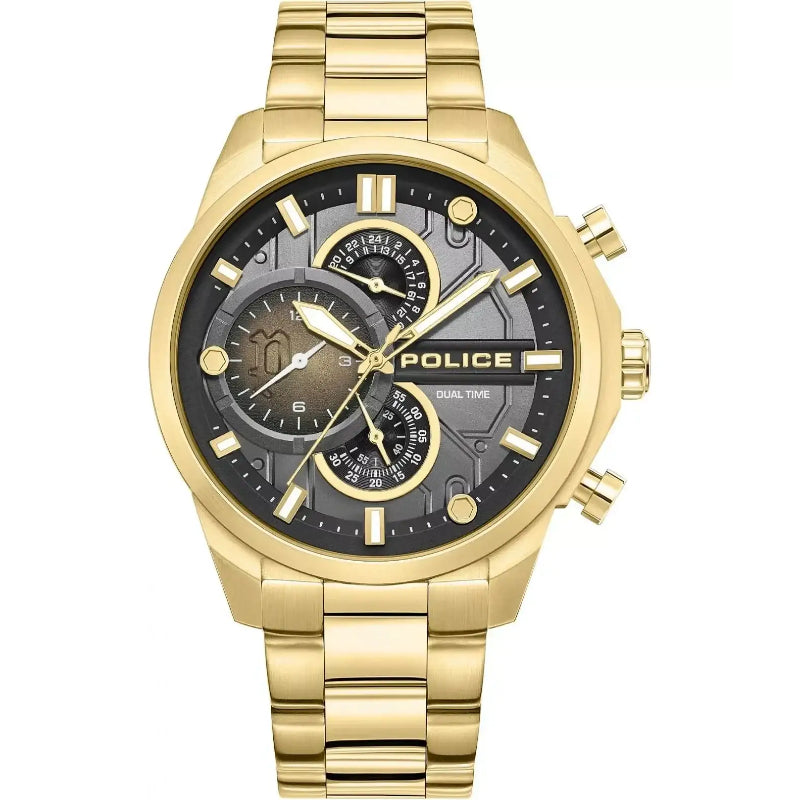 Police Reactor Mens Stainless steel Watch