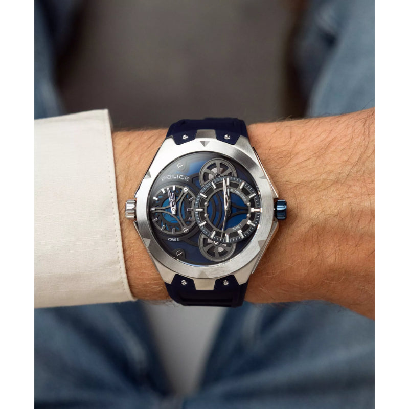 Police Scepter Mens Rubber Watch