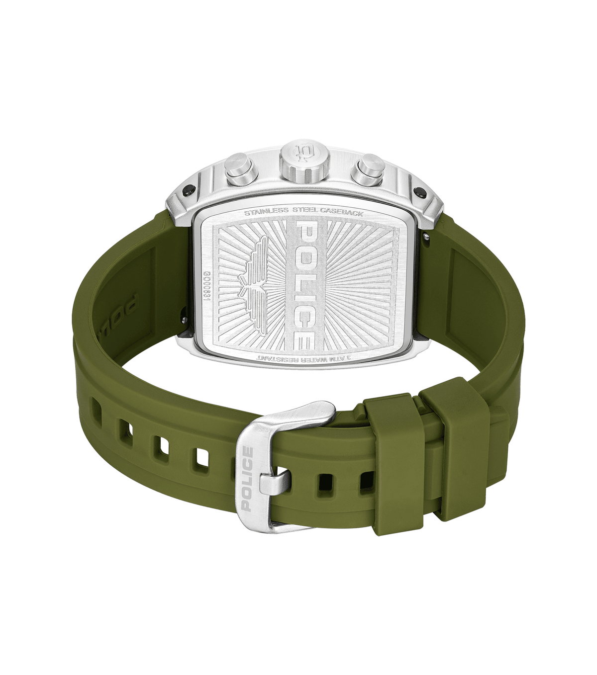 Police Coswig Mens Rubber Watch