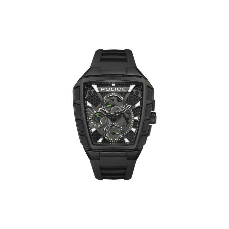 Police Tough Gear Mens Rubber Watch