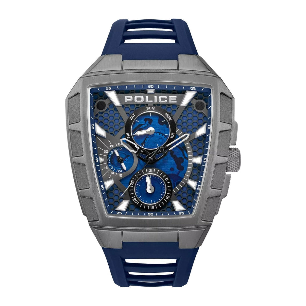 Police Tough Gear Mens Rubber Watch