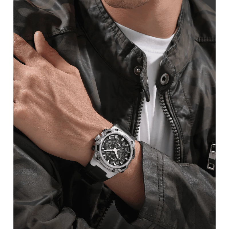 Police Challenger Mens Rubber Watch