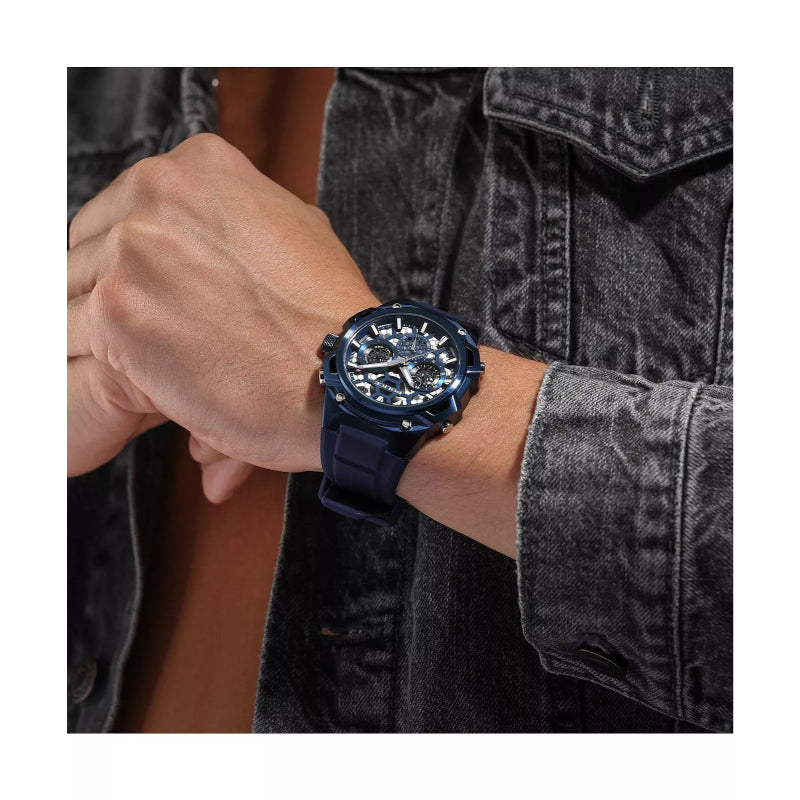 Police Challenger Mens Rubber Watch