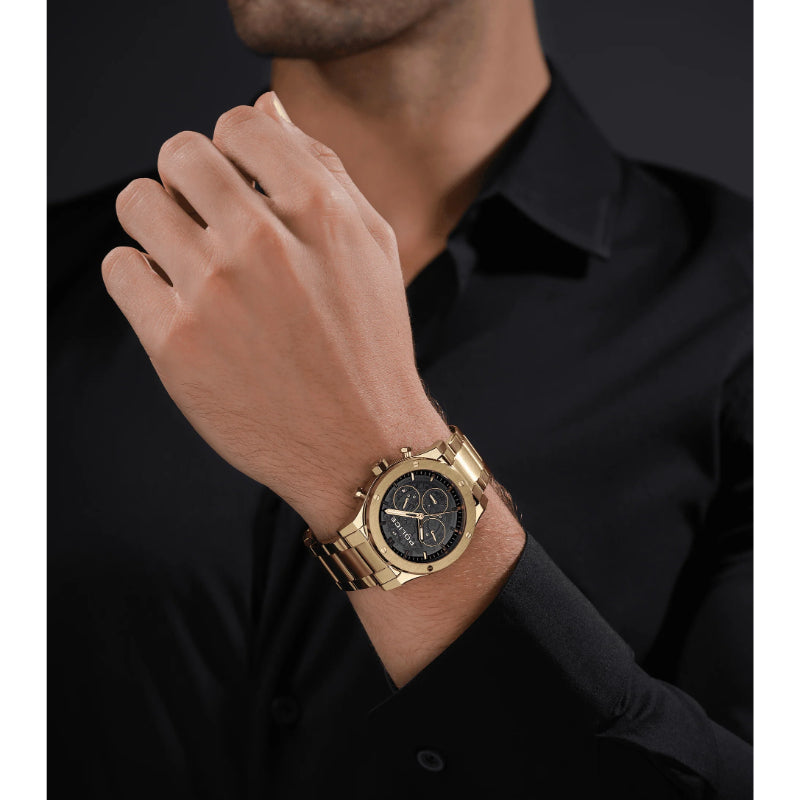 Police Knotty Mens Rubber Watch